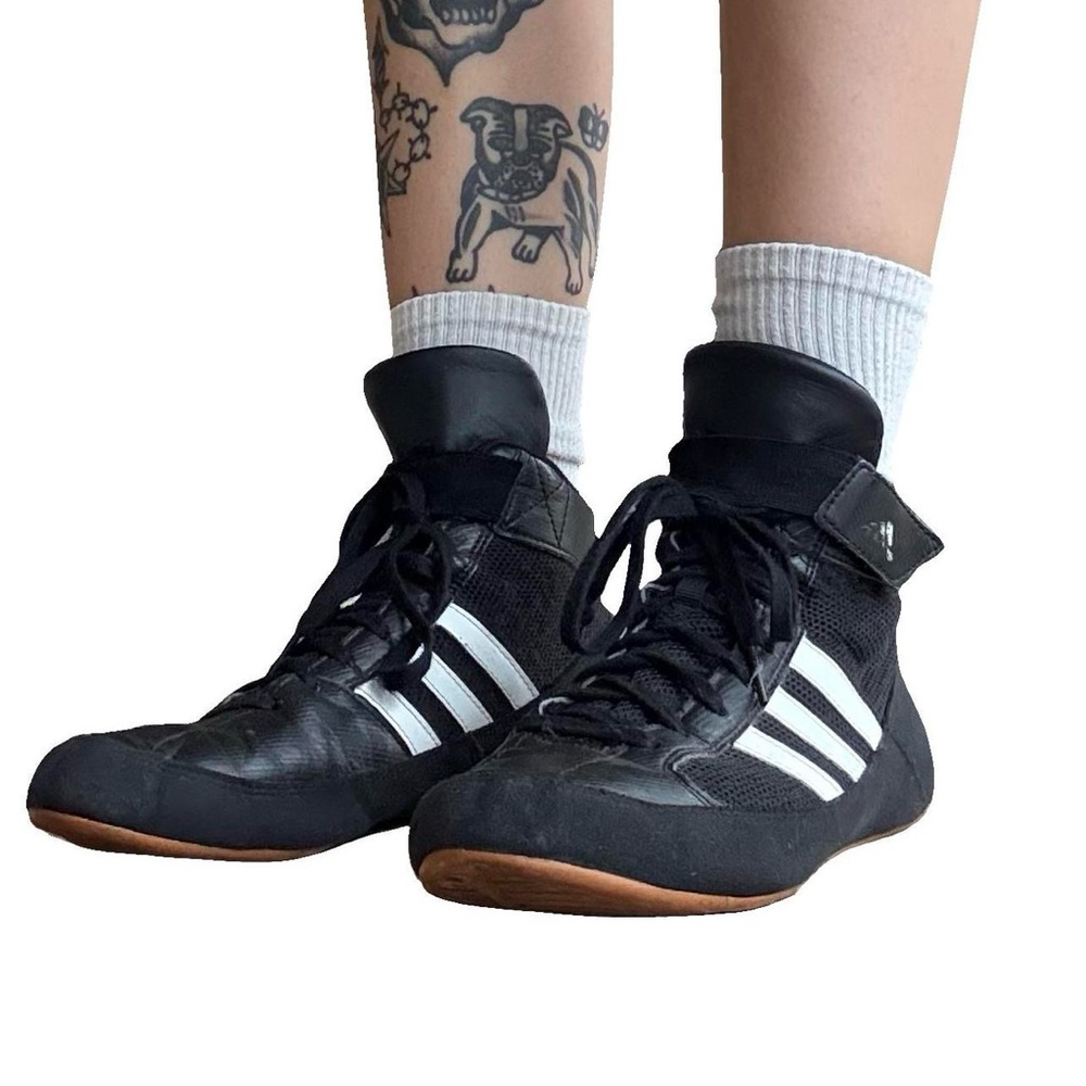Adidas Black Athletic Boxing Shoes